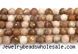 CMS2282 15 inches 10mm faceted round moonstone beads