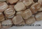 CMS27 15.5 inches 12*16mm rectangle moonstone gemstone beads wholesale