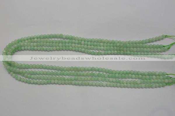 CMS401 15.5 inches 4mm round green moonstone beads wholesale