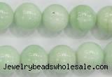 CMS406 15.5 inches 14mm round green moonstone beads wholesale