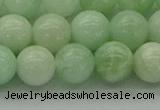 CMS412 15.5 inches 8mm round green moonstone beads wholesale