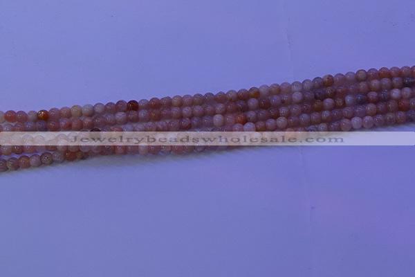 CMS501 15.5 inches 4mm round moonstone beads wholesale