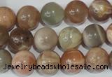 CMS505 15.5 inches 12mm round moonstone beads wholesale