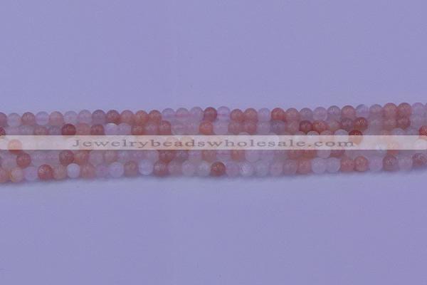 CMS620 15.5 inches 4mm round rainbow moonstone beads wholesale