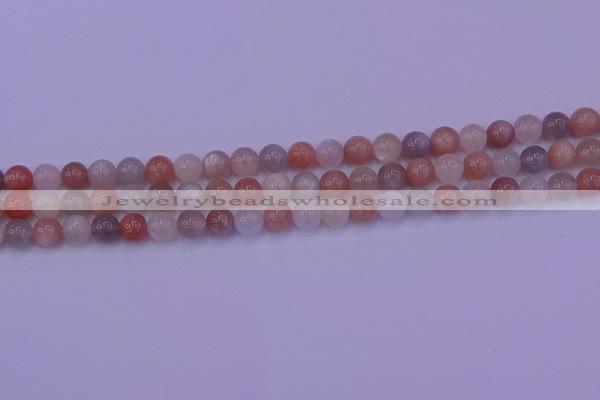 CMS621 15.5 inches 6mm round rainbow moonstone beads wholesale