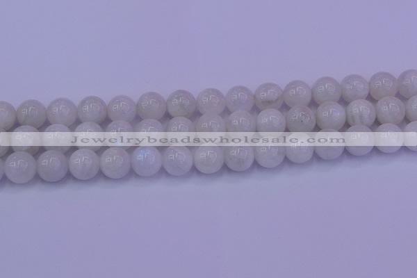 CMS644 15.5 inches 12mm round white moonstone beads wholesale