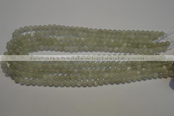 CMS651 15.5 inches 6mm round grey moonstone beads wholesale