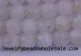 CMS662 15.5 inches 8mm faceted round white moonstone beads