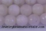 CMS663 15.5 inches 10mm faceted round white moonstone beads