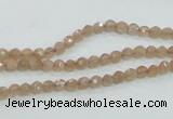 CMS81 15.5 inches 4mm faceted round moonstone gemstone beads