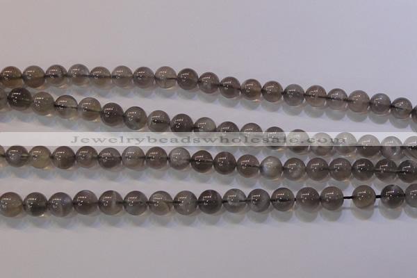 CMS852 15.5 inches 8mm round natural black moonstone beads