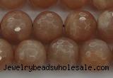 CMS943 15.5 inches 10mm faceted round A grade moonstone gemstone beads