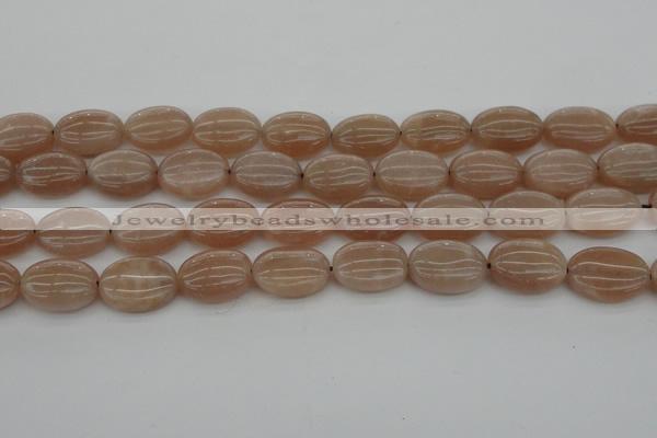 CMS962 15.5 inches 10*14mm oval A grade moonstone beads