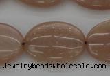 CMS964 15.5 inches 13*18mm oval A grade moonstone beads