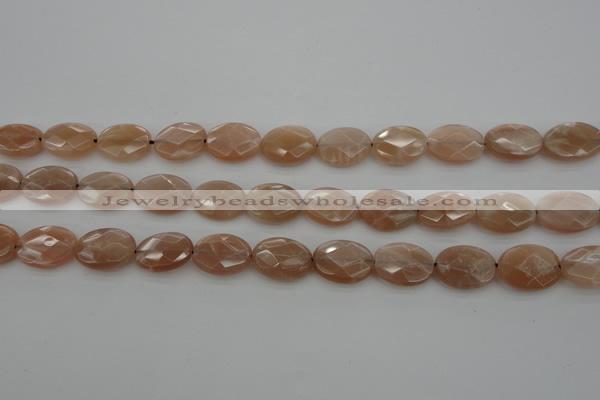 CMS966 15.5 inches 10*14mm faceted oval A grade moonstone beads