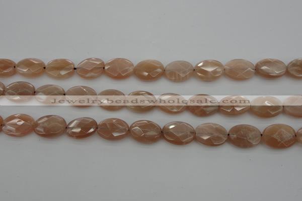 CMS967 15.5 inches 12*16mm faceted oval A grade moonstone beads