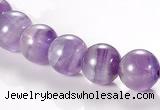 CNA03 10mm round AB grade natural amethyst quartz bead Wholesale