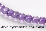 CNA10 6mm round A+ grade natural amethyst quartz beads Wholesale