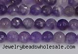 CNA1070 15.5 inches 4mm faceted round dogtooth amethyst beads