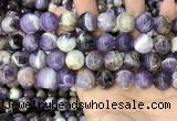 CNA1086 15.5 inches 14mm round dogtooth amethyst beads wholesale