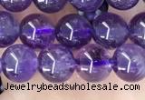 CNA1136 15.5 inches 6mm round amethyst gemstone beads wholesale