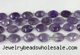 CNA1201 15.5 inches 15*20mm faceted oval amethyst beads