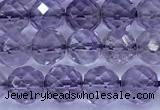 CNA1253 15 inches 6mm faceted round amethyst beads