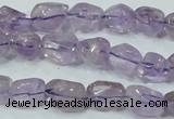 CNA201 15.5 inches 10*14mm faceted nugget natural amethyst beads