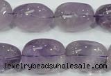 CNA203 15.5 inches 14*20mm nugget natural amethyst beads