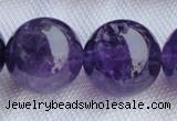 CNA27 15.5 inches 16mm round grade B natural amethyst beads wholesale