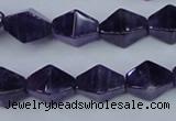 CNA295 15.5 inches 10*16mm pyramid natural amethyst beads