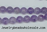 CNA401 15.5 inches 6mm round natural lavender amethyst beads