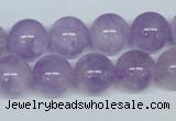 CNA405 15.5 inches 16mm round natural lavender amethyst beads