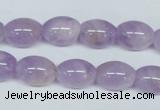 CNA412 15.5 inches 10*14mm rice natural lavender amethyst beads