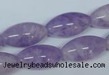 CNA413 15.5 inches 12*22mm rice natural lavender amethyst beads