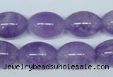 CNA414 15.5 inches 13*18mm rice natural lavender amethyst beads