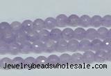 CNA421 15.5 inches 6mm faceted round natural lavender amethyst beads