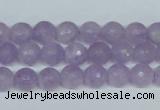 CNA422 15.5 inches 8mm faceted round natural lavender amethyst beads