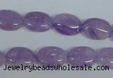 CNA445 15.5 inches 12*16mm oval natural lavender amethyst beads