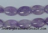 CNA446 15.5 inches 13*18mm oval natural lavender amethyst beads