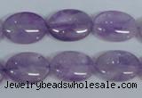 CNA447 15.5 inches 15*20mm oval natural lavender amethyst beads