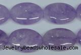 CNA449 15.5 inches 18*25mm oval natural lavender amethyst beads