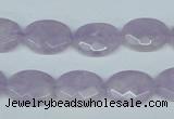 CNA455 15.5 inches 12*16mm faceted oval natural lavender amethyst beads