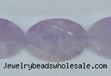 CNA459 15.5 inches 22*30mm faceted oval natural lavender amethyst beads