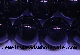 CNA555 15.5 inches 14mm round A grade natural dark amethyst beads