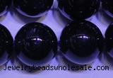 CNA575 15.5 inches 14mm round AAA grade natural dark amethyst beads