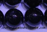 CNA576 15.5 inches 16mm round AAA grade natural dark amethyst beads