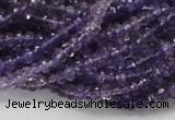 CNA59 15.5 inches 3*5mm faceted rondelle grade A natural amethyst beads