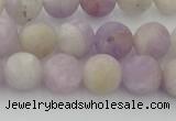 CNA672 15.5 inches 8mm round matte lavender amethyst beads