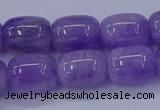 CNA716 15.5 inches 10*14mm drum lavender amethyst beads